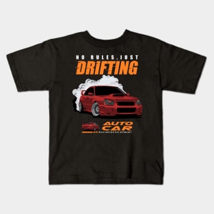 Impreza - Drifting No Rules Kids T-Shirt